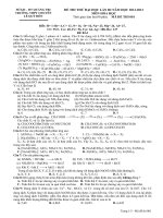ĐỀ THI THỬ ĐẠI HỌC LẦN III NĂM HỌC 2012-2013 MÔN HÓA HỌC THPT CHUYÊN LÊ QUÝ ĐÔN doc