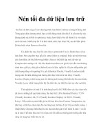 Nén tối đa dữ liệu lưu trữ docx