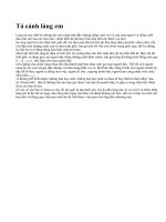 Tả cảnh làng em