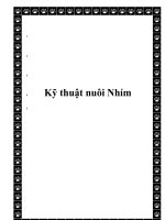  Kỹ thuật nuôi Nhím docx