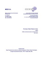 MEED S.A. The Costs of Water Pollution in India potx