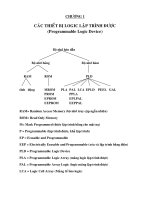 CHƯƠNG 1 CÁC THIẾT BỊ LOGIC LẬP TRÌNH ĐƯỢC (Programmable Logic Device) pdf