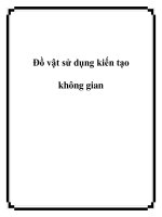 Đồ vật sử dụng kiến tạo không gian doc