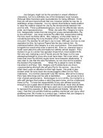 a character sketch of joe gargary