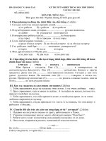 kỳ thi tốt nghiệp trung học phổ thông năm 2002-2003 đề thi tiếng nga
