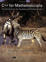 Edward scheinerman   c++ for mathematicians