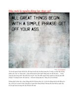 đâu mới là nguồn động lực thực sự