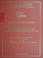 Phát triển hệ thống phân phối trong hoạt động Logistics ở Việt Nam