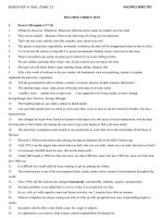 Câu hỏi trắc nghiệm tiếng anh lớp 12 potx