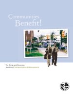 Communities Beneﬁt! The Social and Economic Benefits of Transportation Enhancements pot