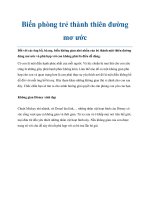 Biến phòng trẻ thành thiên đường mơ ước potx