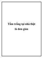 Tắm trắng tại nhà thật là đơn giản doc