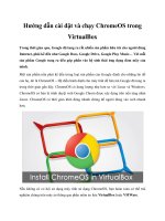 Hướng dẫn cài đặt và chạy ChromeOS trong VirtualBox pdf