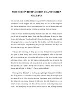 MỘT SỐ ĐIỂN HÌNH VĂN HÓA DOANH NGHIỆP NHẬT BẢN potx