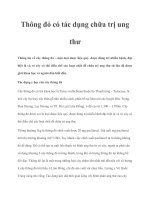 Thông đỏ có tác dụng chữa trị ung thư pdf