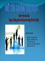 Đề tài quản trị học: công ty tnhh Nhân Tâm