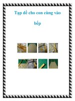 Tạp dề cho con cùng vào bếp potx