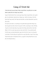 Làng cổ Trích Sài docx