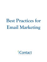 Best Practices for Email Marketing potx