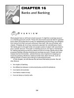 Banks and Banking CHAPTER 16 pot