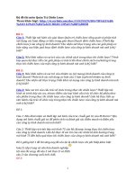 Bộ đề thi môn Quản Trị Chiến Lược pdf