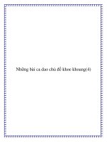 15 bài ca dao đề tài khoe khoang docx