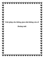 Giải pháp cho không gian nhà không cửa sổ thoáng mát doc