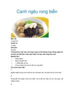 Canh ngêu rong biển pptx