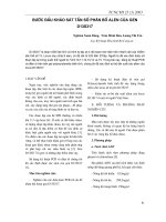 Bước đầu khảo sát tần số phân bố alen của gen D13S317 pot