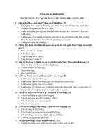 Câu hỏi : NHỮNG NGUYÊN LÝ CƠ BẢN CỦA CHỦ NGHĨA MAC-LENIN_HP1 pot