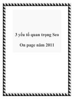 3 yếu tố quan trọng Seo On page năm 2011 docx