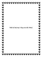 Thiết kế biệt thự 3 tầng trên đất 150m2 pot