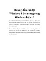 Hướng dẫn cài đặt Windows 8 Beta song song Windows hiện có pot