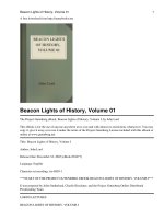 Beacon Lights of History, Volume I ppt