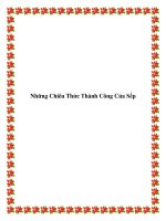 Những Chiêu Thức Thành Công Của Sếp pot