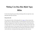 Những Cơn Đau Báo Bệnh Nguy Hiểm doc