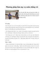 Phương pháp làm mạ vụ xuân chống rét ppt