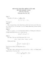 ĐỀ THI OLIMPIC TOÁN HỘI TOÁN TRUYỀN THỐNG NĂM 2006 ppt