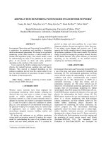 AIR POLLUTION MONITORING SYSTEM BASED ON GEOSENSOR NETWORK pot
