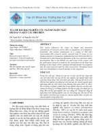 TỰA ĐỀ BÀI BÁO NGHIÊN CỨU NGÀNH NGÔN NGỮ: ĐỘ DÀI VÀ KẾT CẤU PHỔ BIẾN pdf