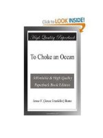 To Choke an Ocean pot