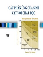 Bài giảng độc tố học môi trường bài 9   ths trần thị mai phương