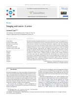 Imaging and cancer: A review docx