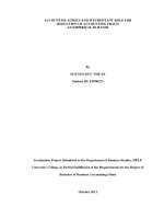 accounting ethics and its impotant role for reduction of accounting fraud an empirical in hanoi