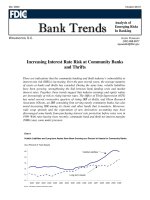 BANK TRENDS: Analysis of Emerging Risks In Banking doc