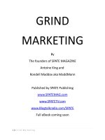 GRIND MARKETING By The founders of SPATE MAGAZINE ppt