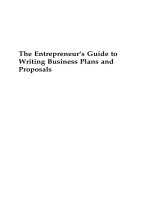 The Entrepreneur’s Guide to Writing Business Plans and Proposals pptx