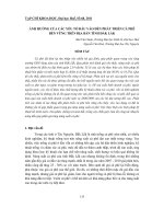 ẢNH HƯỞNG CỦA CÁC YẾU TỐ ĐẦU VÀO ĐẾN PHÁT TRIỂN CÀ PHÊ BỀN VỮNG TRÊN ĐỊA BÀN TỈNH ĐẮK LẮK pdf