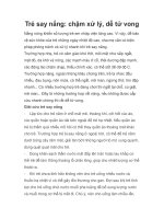 Trẻ say nắng: chậm xử lý, dễ tử vong potx