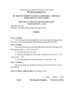 đề thi lí thuyết tốt nghiệp khóa 3 - điện tử công nghiệp - mã đề thi dtcn - lt (47)
